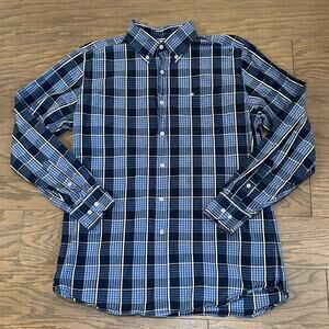 Southern Tide Men’s Plaid Button Down Long Sleeve Shirt Size Medium